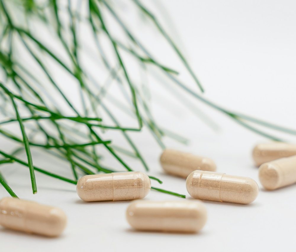 a group of white pills